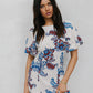 Pelato Dress - Cream/Blue Paisley
