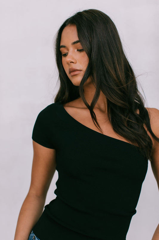 Nilla Knit Top - Black