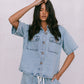 Olevvah Set - Light Wash Denim