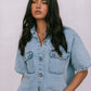 Olevvah Set - Light Wash Denim
