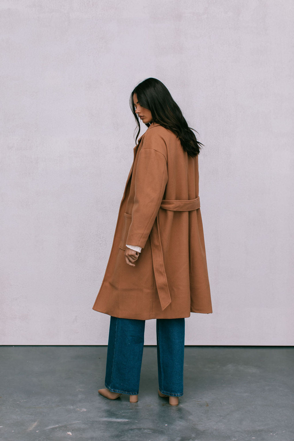 Winslow Oversized Coat Tan