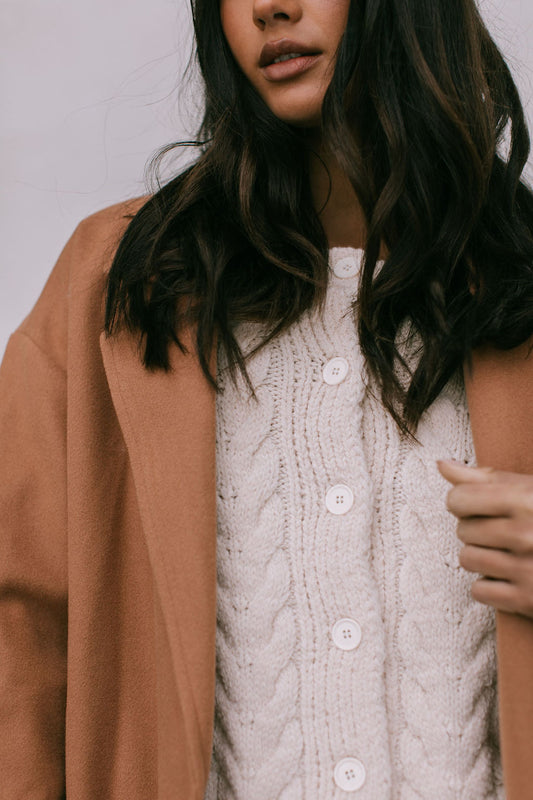 Winslow Oversized Coat - Tan