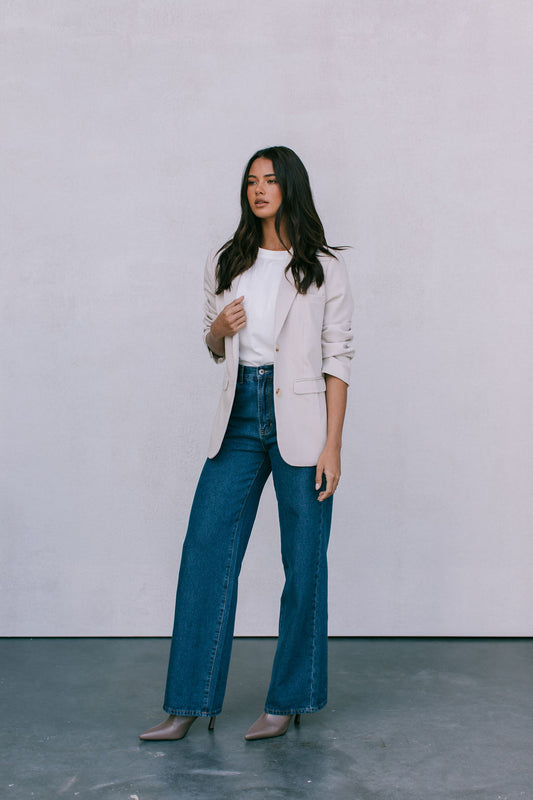 Quinsea Blazer - Bone