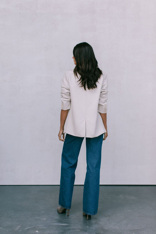 Quinsea Blazer - Bone
