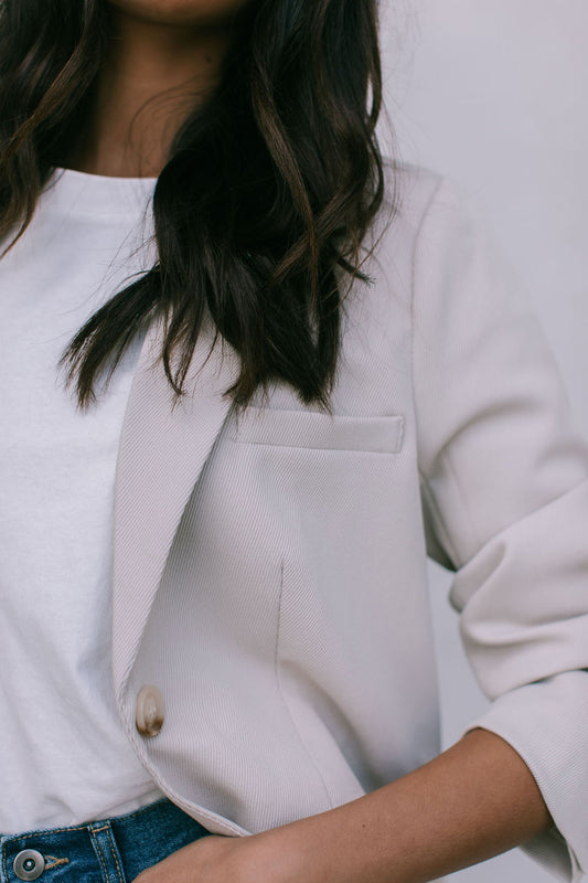 Quinsea Blazer - Bone