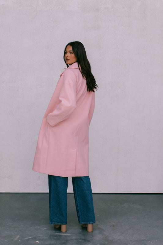Adeline Coat - Baby Pink