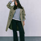 Zae Trench Coat - Khaki