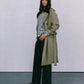 Zae Trench Coat - Khaki