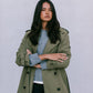 Zae Trench Coat - Khaki