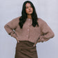 Basilio Mini Skirt - Chocolate Brown
