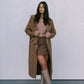 Basilio Mini Skirt - Chocolate Brown
