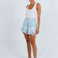 Yueli Short - Powder Blue Sicily Lace