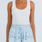 Yueli Short - Powder Blue Sicily Lace