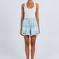Yueli Short - Powder Blue Sicily Lace