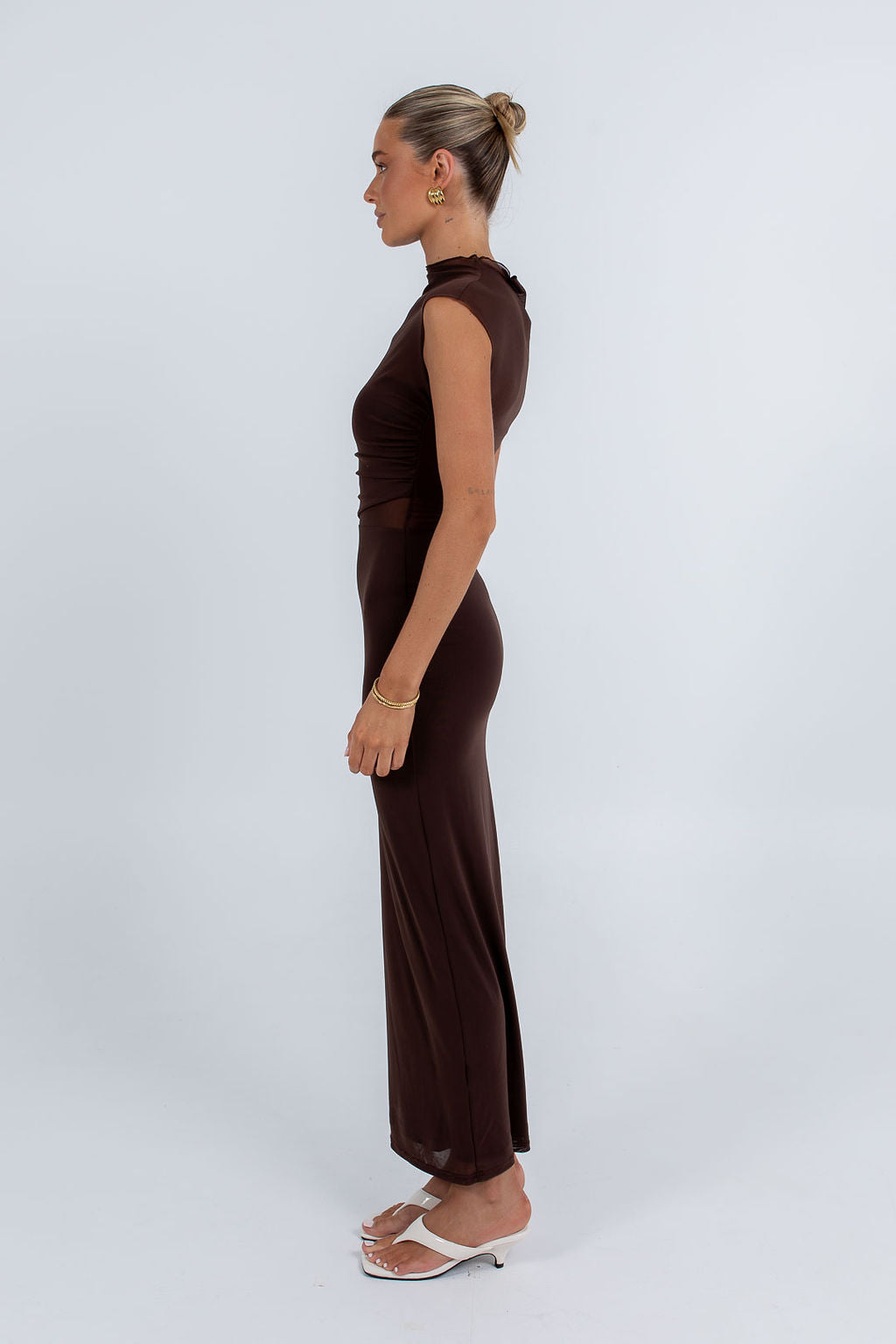 PRE ORDER Jaccie Maxi Dress Chocolate