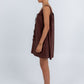 Drew Mini Dress Chocolate