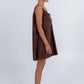 Drew Mini Dress Chocolate
