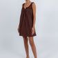 Drew Mini Dress Chocolate