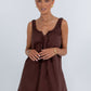 Drew Mini Dress Chocolate