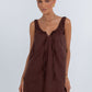 Drew Mini Dress Chocolate