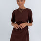 Oriana Mini Dress - Chocolate