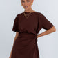 Oriana Mini Dress - Chocolate