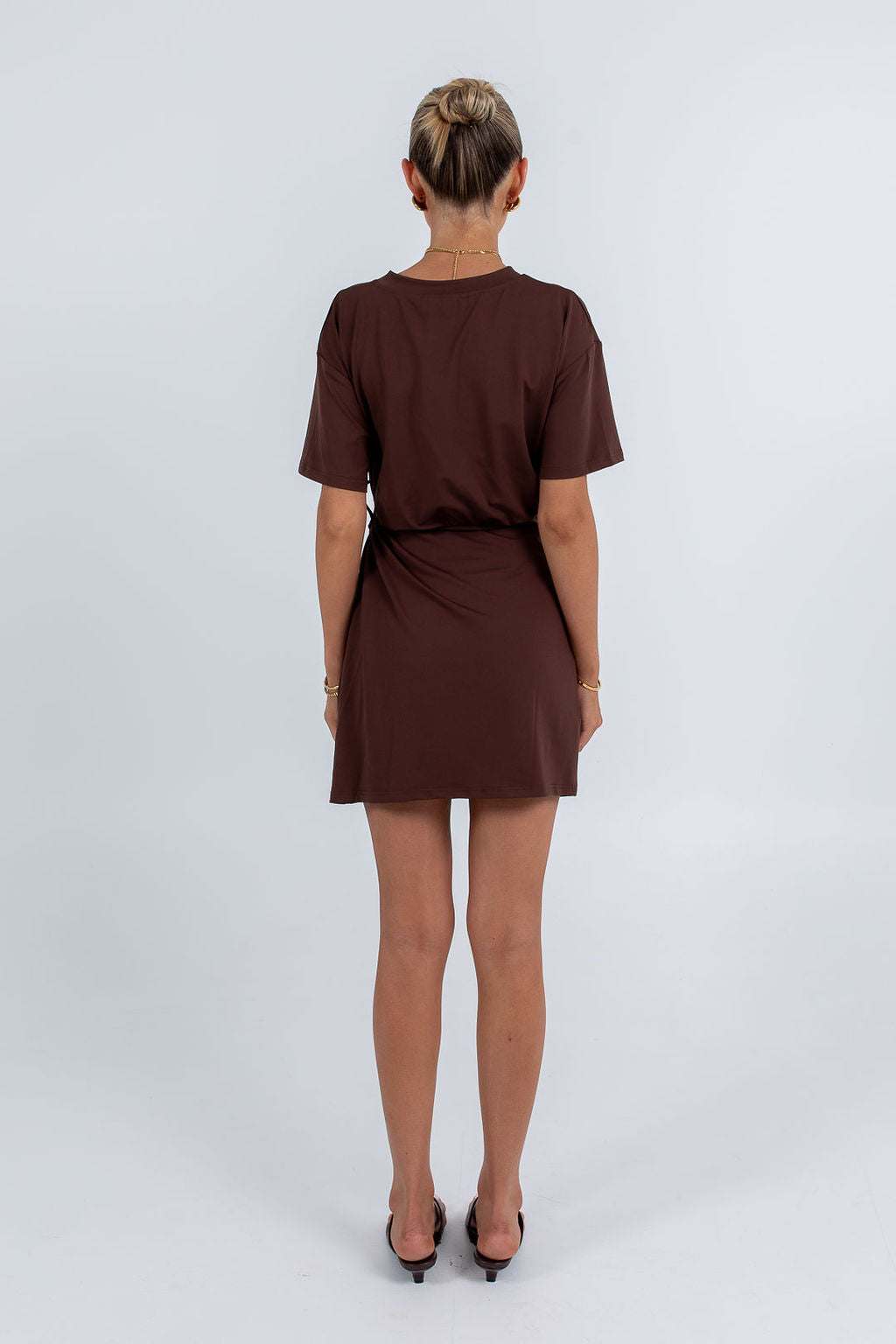 Oriana Mini Dress - Chocolate