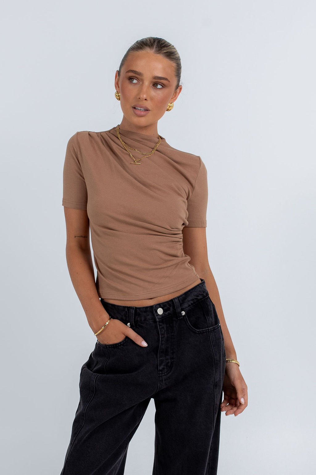 Trinity Top Mocha
