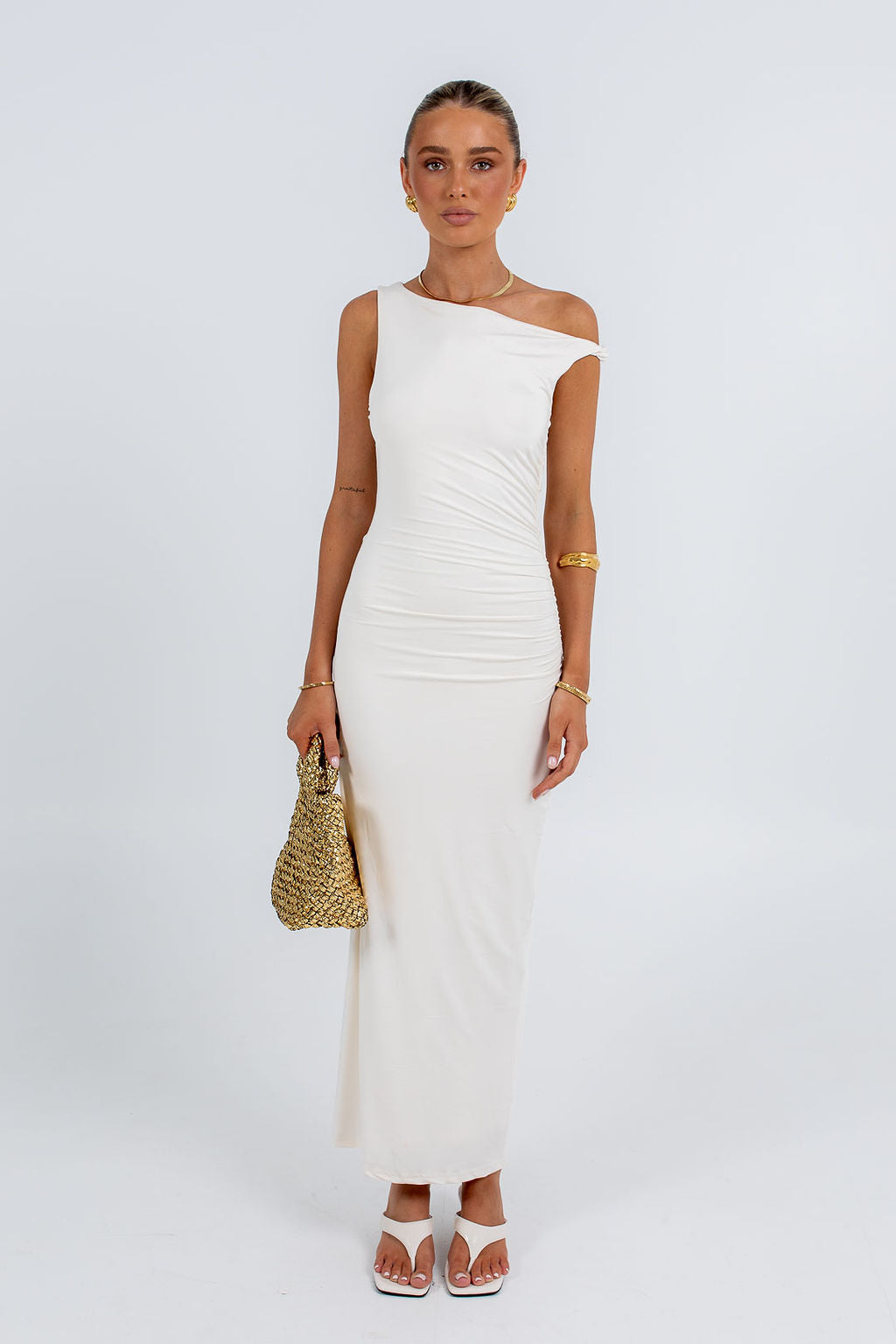 Brailee Maxi Dress - Cream