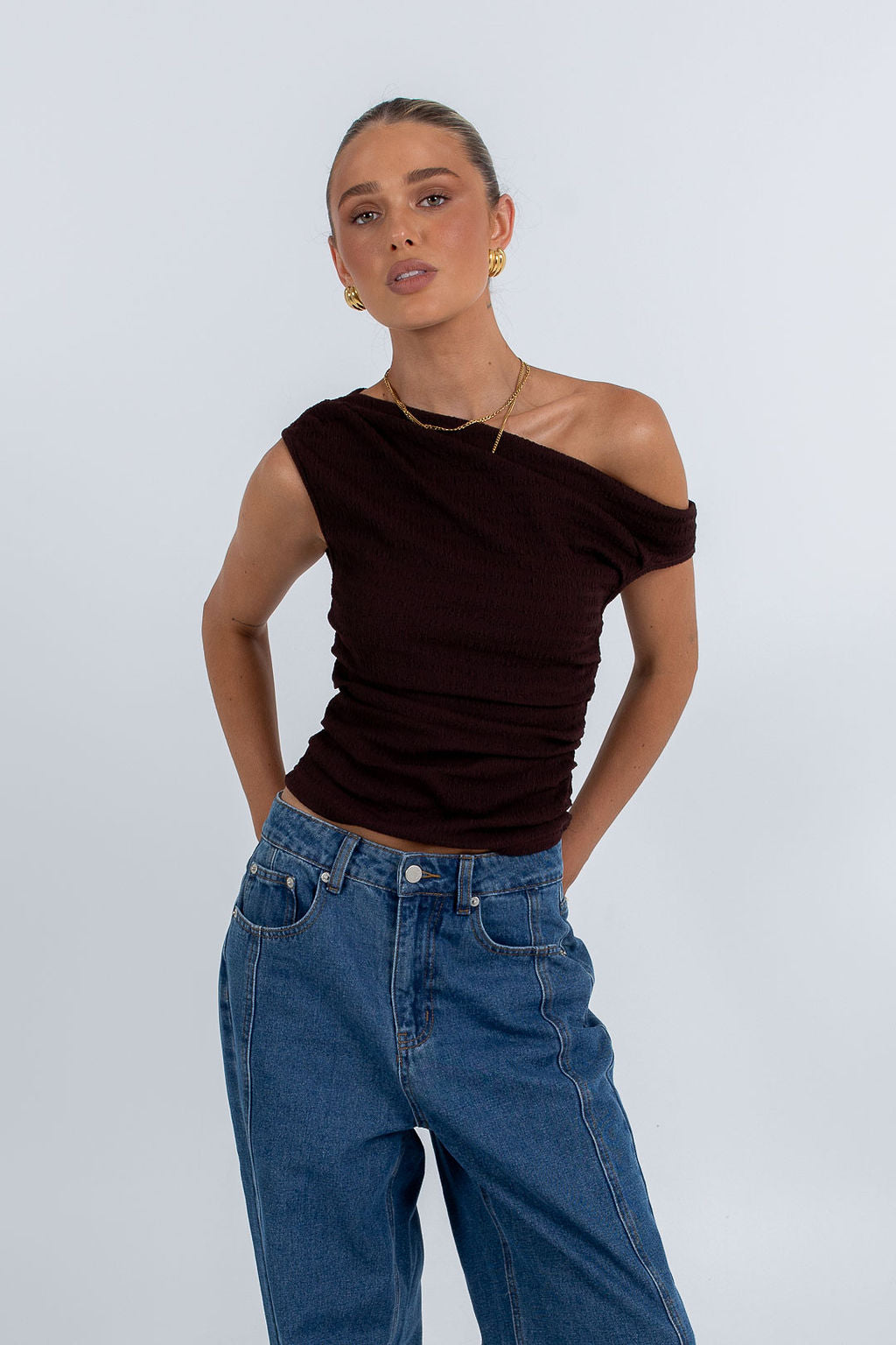 Alana Top Chocolate