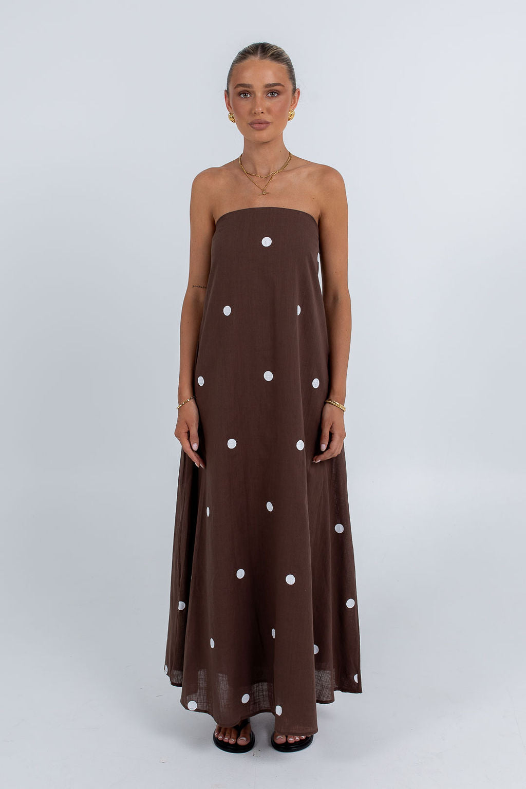 Quella Maxi Dress Chocolate