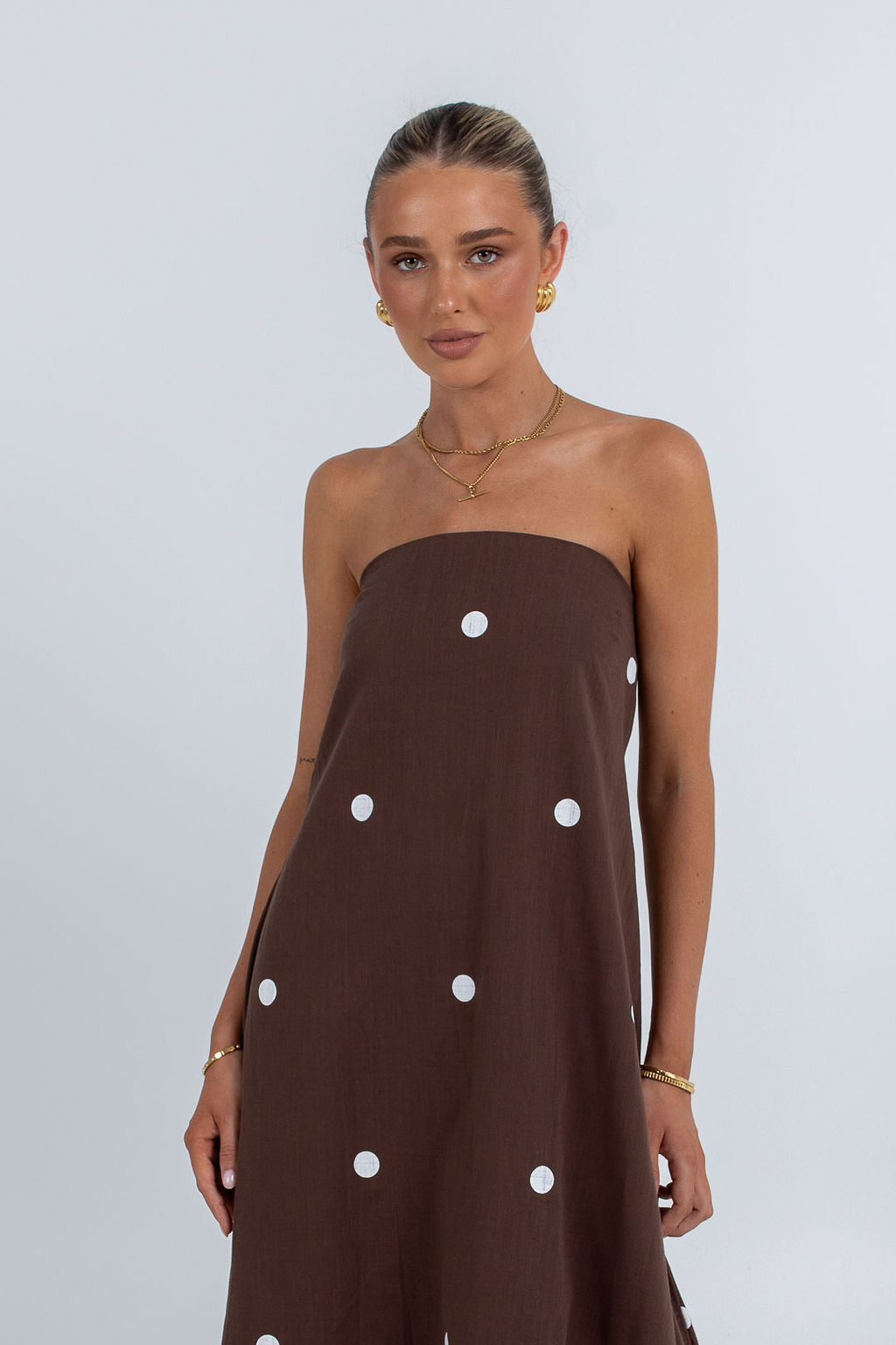 Quella Maxi Dress Polka Dot