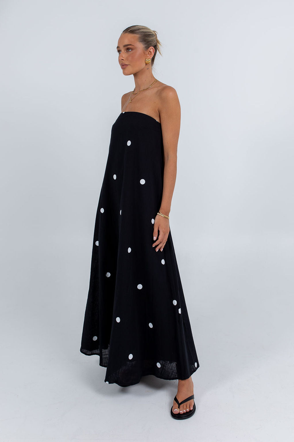 Quella Maxi Dress Polka Dot