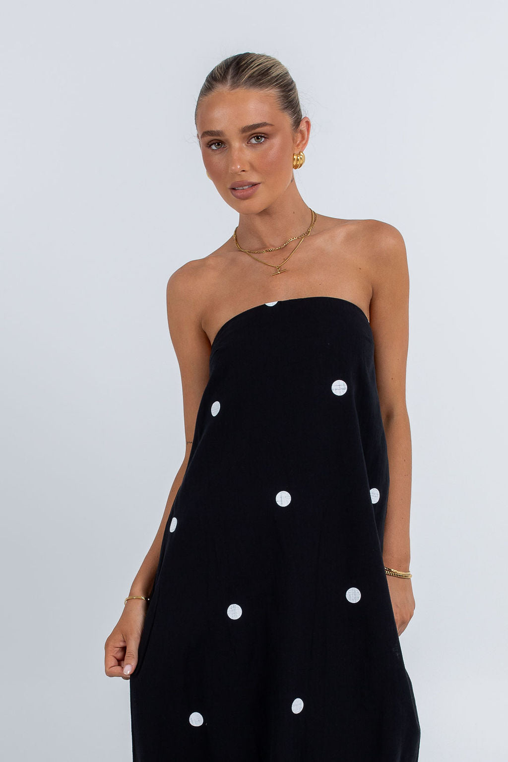 Quella Maxi Dress Polka Dot