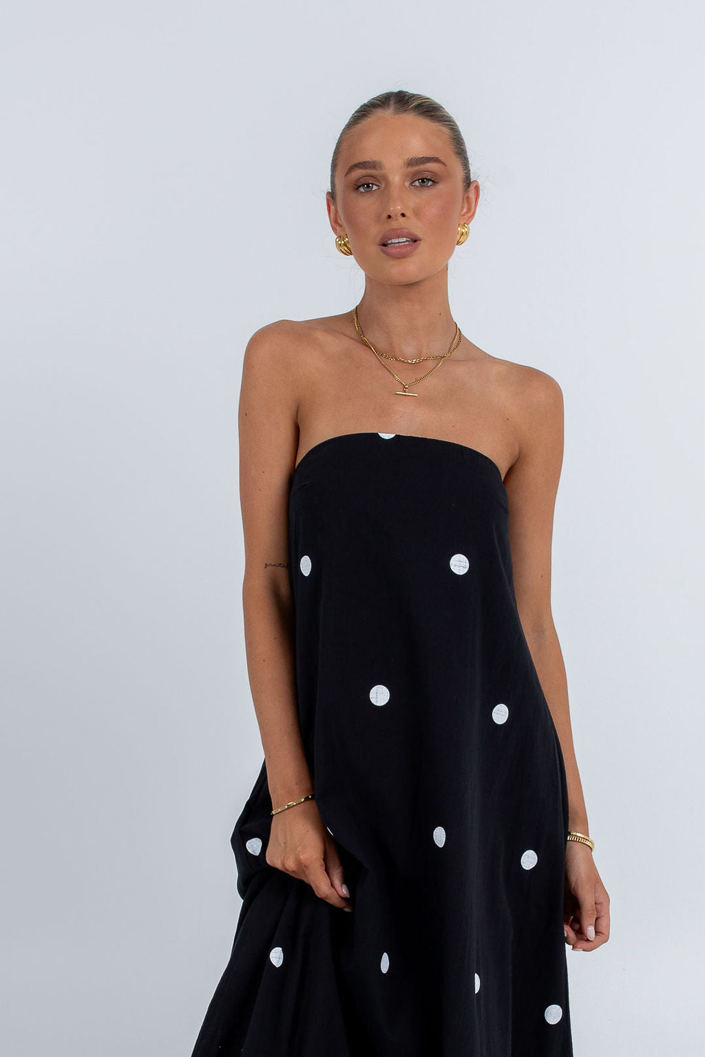 Quella Maxi Dress Polka Dot