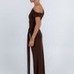 Que Maxi Dress - Chocolate Mesh