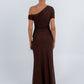 Que Maxi Dress - Chocolate Mesh