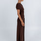 Que Maxi Dress - Chocolate Mesh