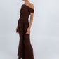 Que Maxi Dress - Chocolate Mesh