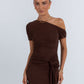 Que Maxi Dress - Chocolate Mesh