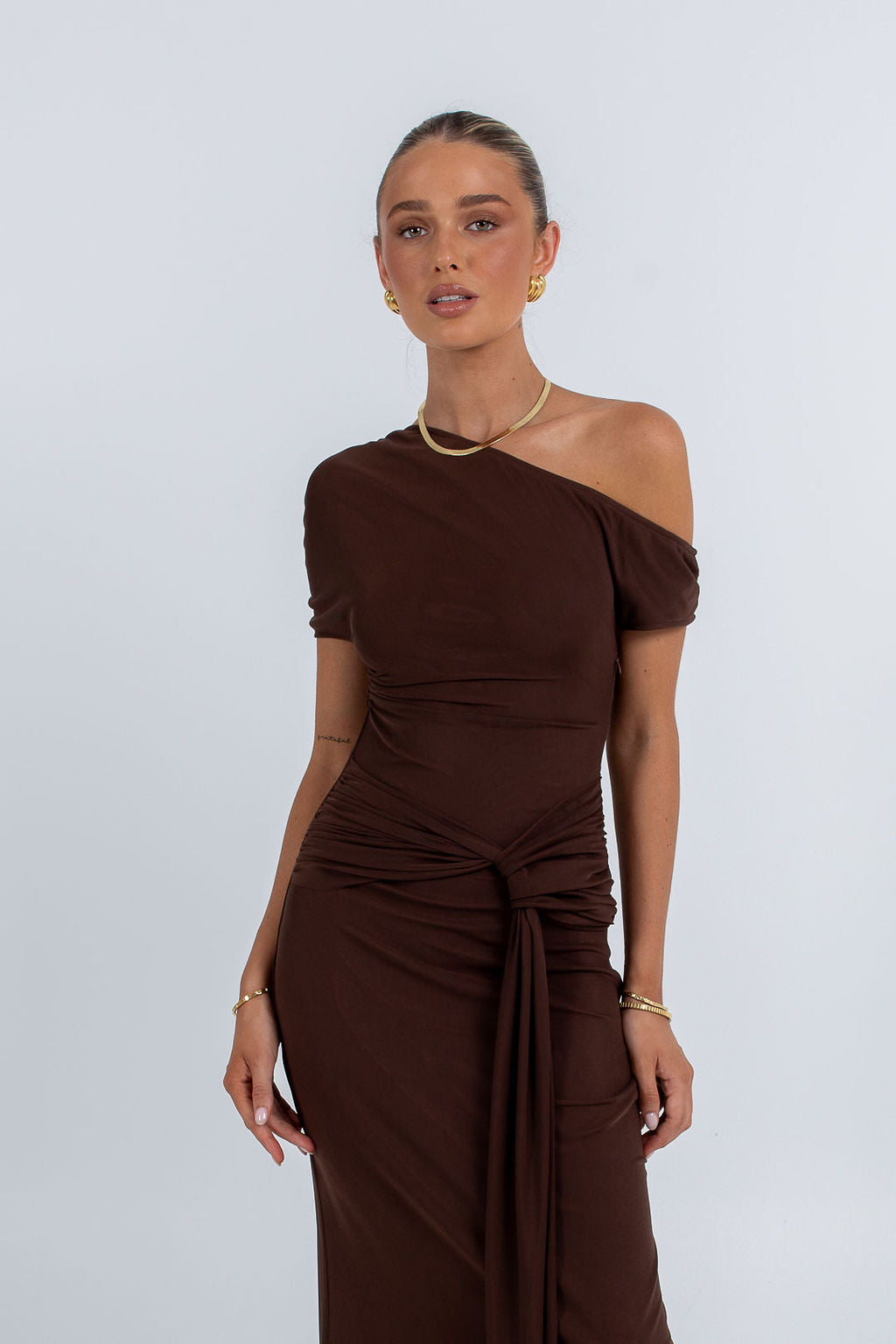 Que Maxi Dress Chocolate