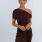 Que Maxi Dress - Chocolate Mesh