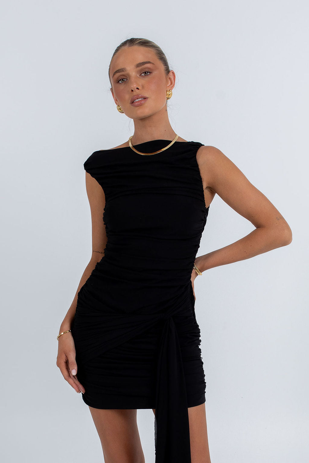 Cleo Mini Dress Black