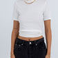Janey Wide Leg Jeans Washed Black