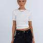 Janey Wide Leg Jeans Washed Black