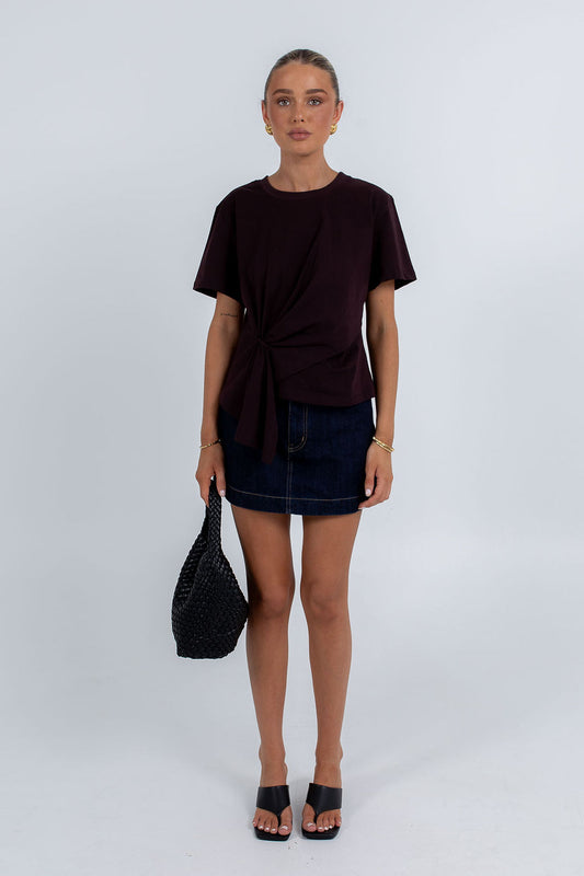 Yolanda Tee - Dark Brown