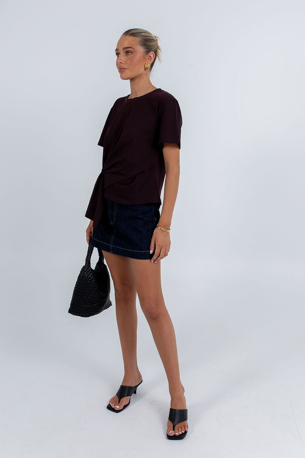 Yolanda Tee Dark Brown