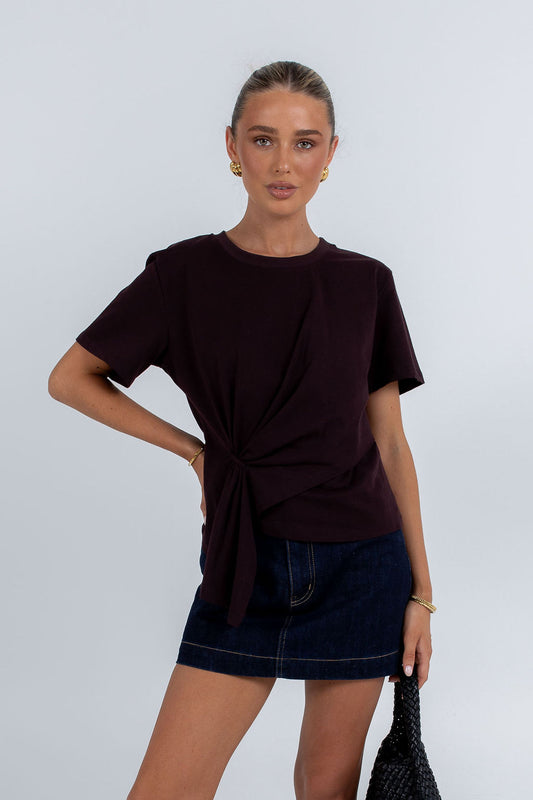 Yolanda Tee - Dark Brown
