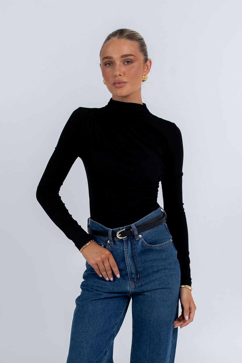 Unity Long Sleeve Top Black