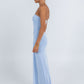 Abby Maxi Dress - Baby Blue Mesh